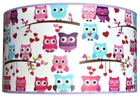 Lampdar Plafon dziecięcy OWLS 2xE27/60W/230V