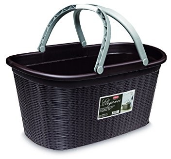 Stefanplast Stefan Plast Elegance kosz na pranie, tworzywo sztuczne, Moka, 38 x 58 x 28 cm 30203