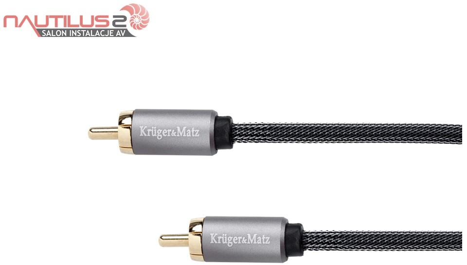 Kruger&Matz Krüger&Matz Kabel 1RCA-1RCA 1m KM0302 KM0302