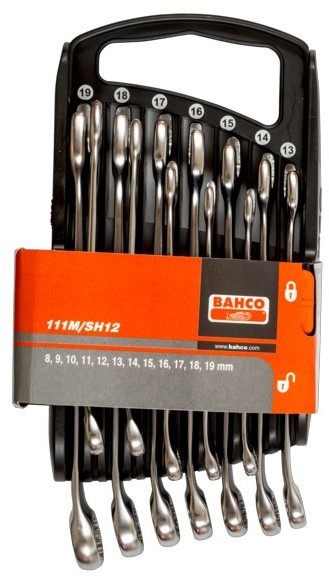 BAHCO Zestaw kluczy płasko-oczkowych 111M/SH12