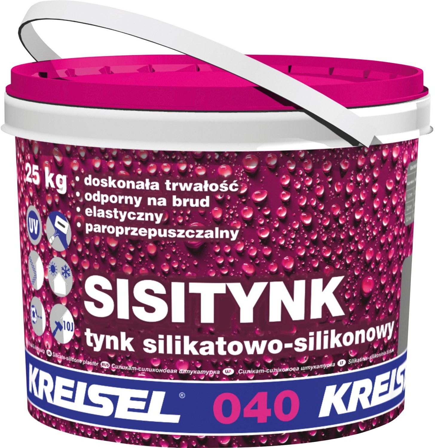 Kreisel Kreisel Tynk silikatowo-silikinowy dekoracyjny TS07,25 kg