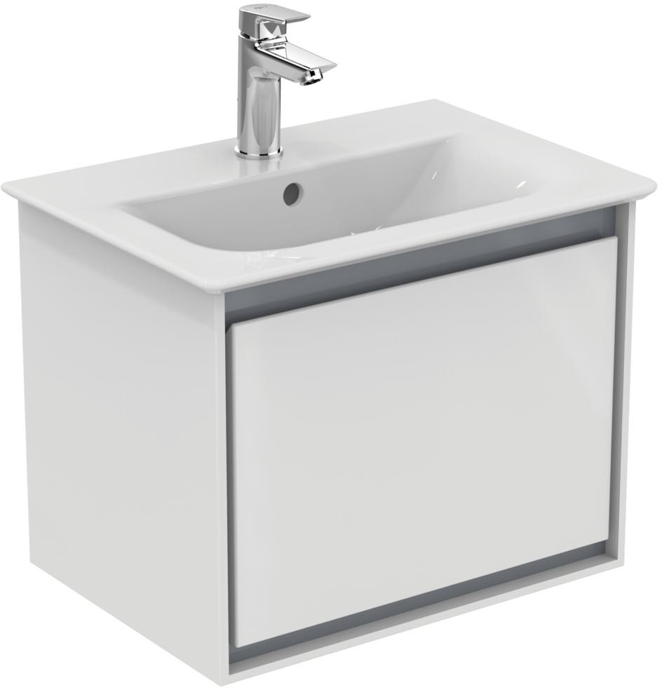 Ideal Standard Connect Air Szafka pod umywalkę 50x36x40 cm biała/jasnoszara mat E0817KN