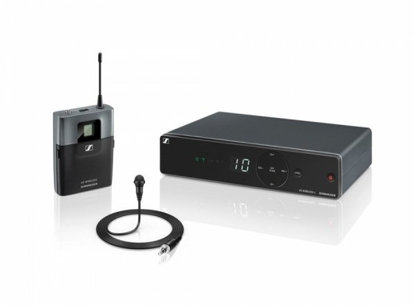 Sennheiser XSW 2-ME2-B - miniaturowy mikrofon bezprzewodowy dla mówców. Zakres częstotliwości 614-638 MHz 77096