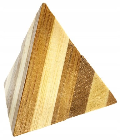 Eureka Łamigłówka 3D Bamboo Pyramid Poziom 1/4