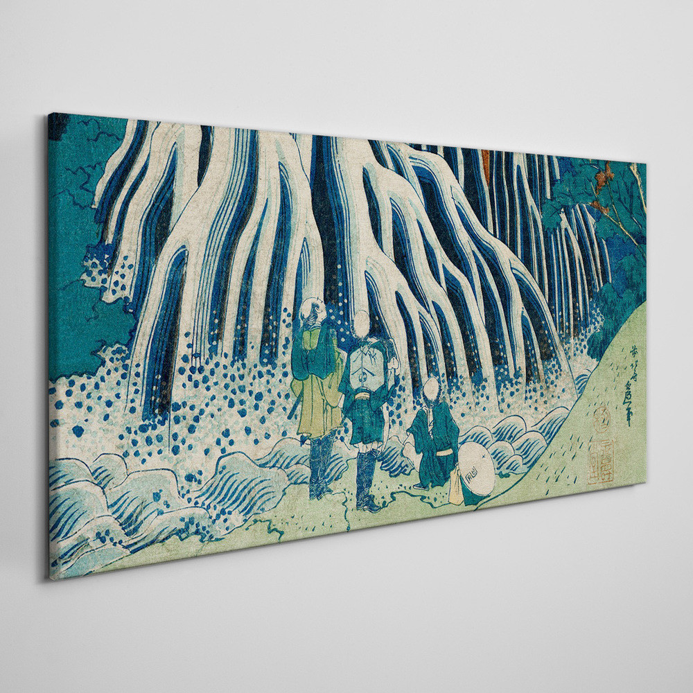 PL Coloray Obraz Canvas Azja Wodospad Fale 120x60cm