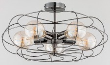 Alfa Lotos lampa sufitowa 5-punktowa grafit 60191 60191