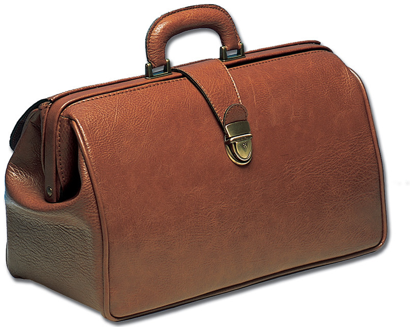 GIMA TORBA LEKARSKA SUPERTEXAS Torba lekarska ze sztucznej skóry koniak