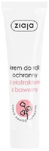 Ziaja Krem do rąk ochronny z ekstraktem z bawełny, 100 ml