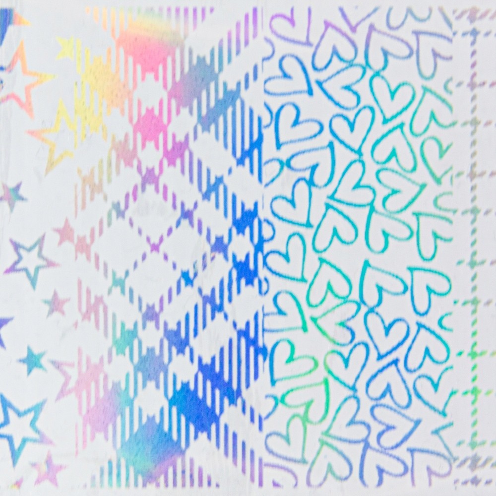 Folia Transferowa Holograficzna Ozdoba 100 CM Nr 5