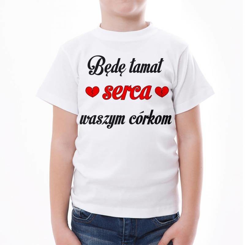 Poczpol Będę łamał serca waszym córkom - koszulka dziecięca PRZPOC-0-2814
