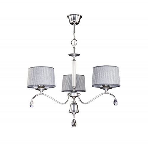 Jupiter Egida Wisząca 1603 74cm chrom kryształ