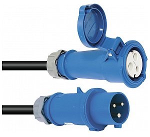 PSSO CEE Przedłużacz zasilania 3-f 32A 3x6 5m blue 30245605