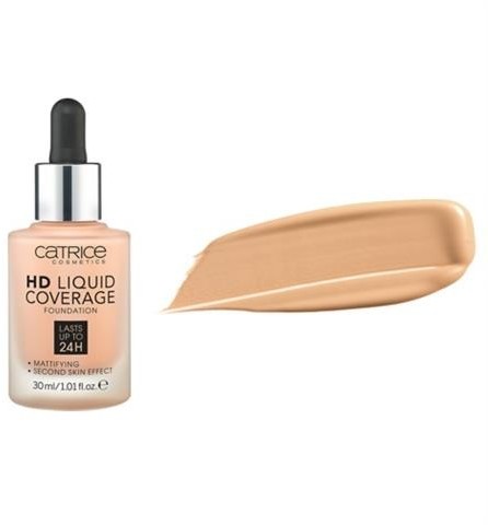 Catrice HD Liquid Coverage Foundation 24H matujący podkład do twarzy 020 Rose Beige 30ml 45422-uniw
