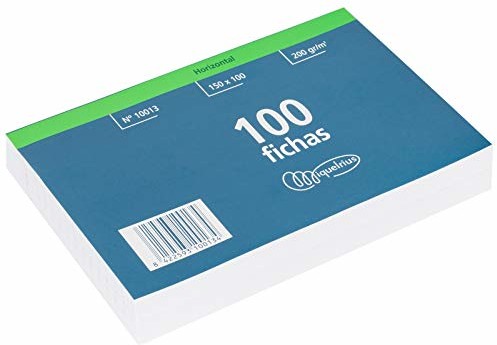 Miquel Rius Miquel Rius nr 2  karty fiszkowe, w linie, 100 sztuk Número 2