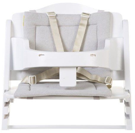 CHILDHOME Ochraniacz do krzesełka Lambda Frotte Pastel Mouse Grey
