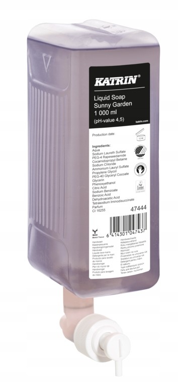 Zdjęcia - Mydło Katrin  w płynie  Sunny Garden 1000 ml 