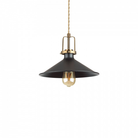 Ideal Lux Lampa wisząca Eris 249070 klasyczna oprawa w kolorze czarnym 249070