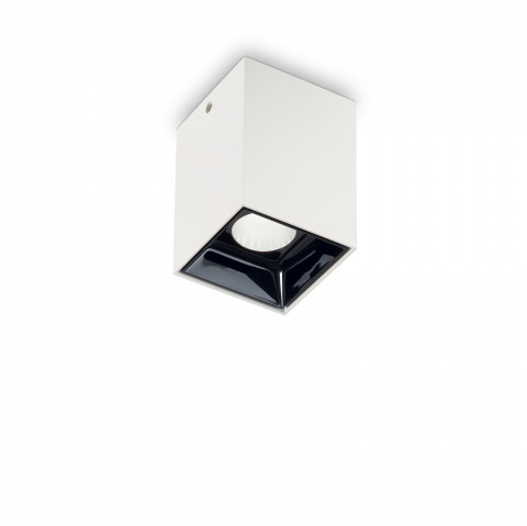 Ideal Lux Plafon Nitro 10W Square 206035 nowoczesna oprawa sufitowa w kolorze białym 206035