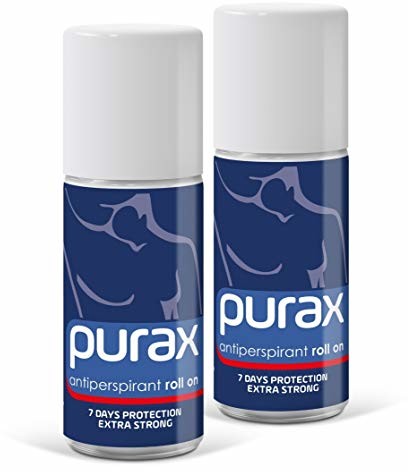 Purax Purax Double Pack antyperspirant Roll-On Extra Strong 50ml - 7 days protection, 2 sztuki (2 x 50 ml)