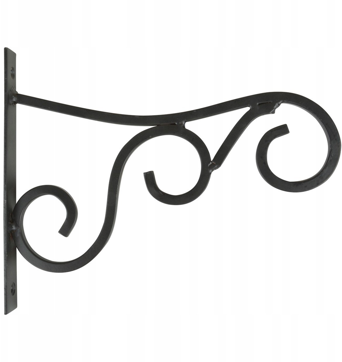 Wieszak Metalowy Hak Na Kwiaty Czarny 20x25 cm