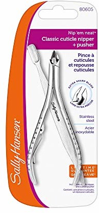 Sally Hansen Beauty Tools, Nip'em Neat-Cuticle Nipper with pusher, 1/2 Jaw by Sally Hansen