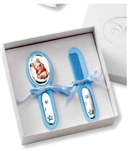 Komplet szczoteczka i grzebyk Disney | Rozmiar: 14x4.7 cm i 14x2.5 cm | Kolor: Niebieski | SKU: VD263C
