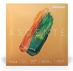 D'Addario Zestaw strun do altówki D'Addario Ascenté, krótkie średnie napięcie A410 SM