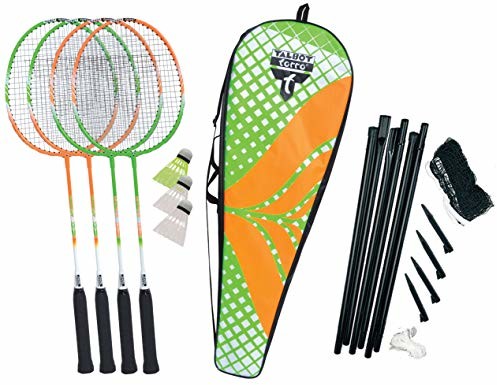 Talbot Torro 449406 piłka do badmintona dla dorosłych, zestaw 4 adapterów