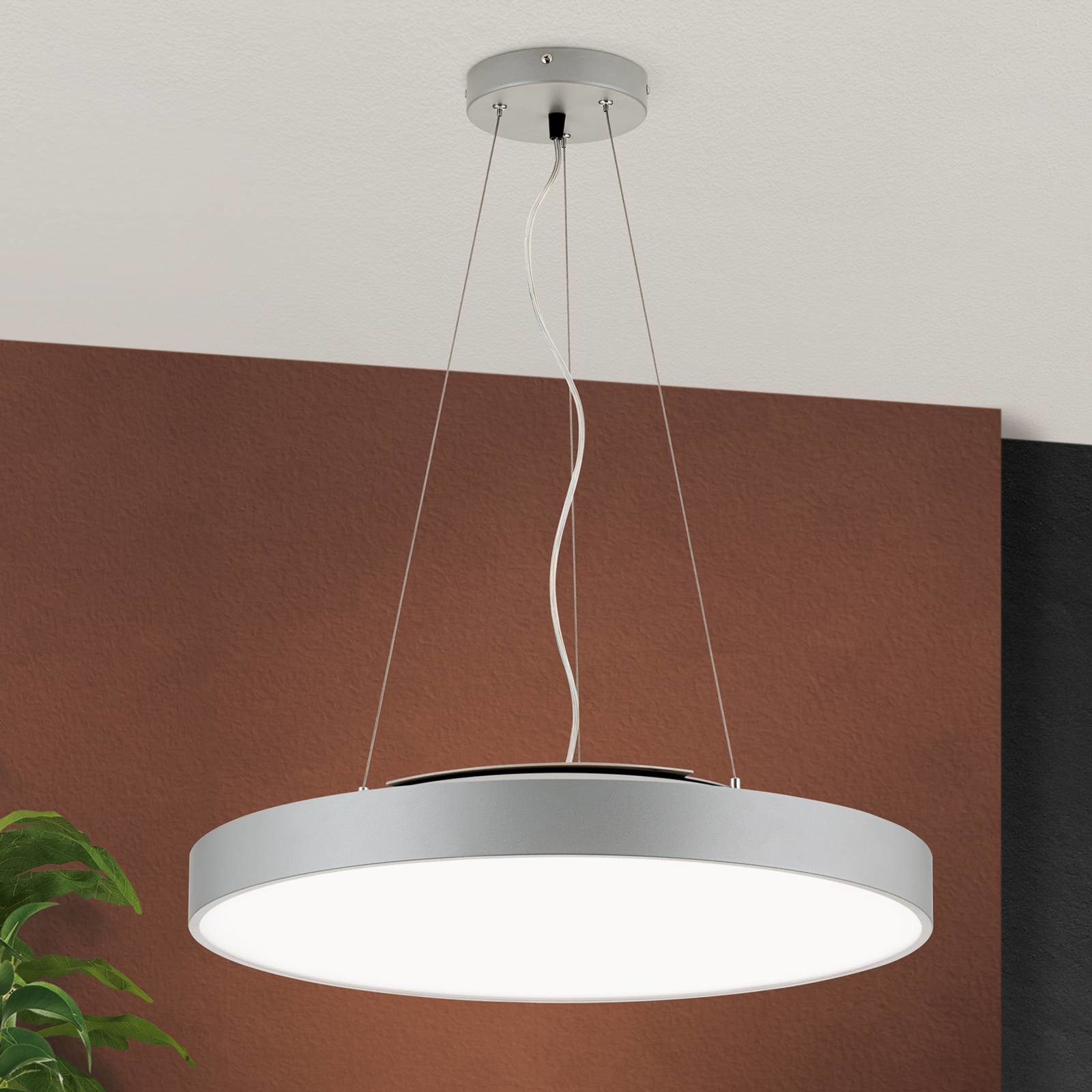 Orion Lampa wisząca LED Space ściemniana tytan 58 cm