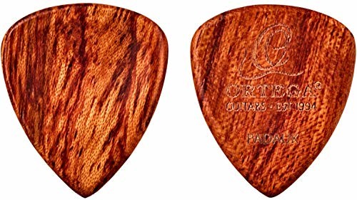Ortega Guitars ORTEGA picks z drewna padoukowego, wygięte, 2 sztuki w opakowaniu OGPW-PD2