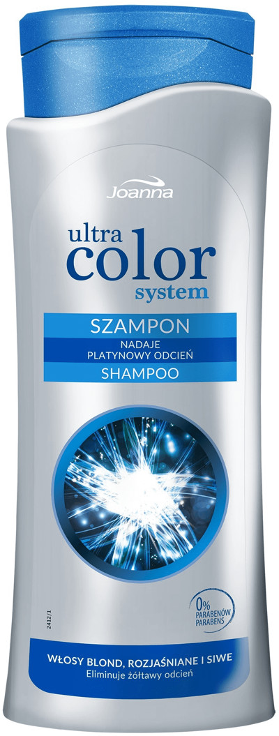 Joanna Ultra Color System Shampoo For Blond Lightened & Grey Hair 400ml 69731-uniw