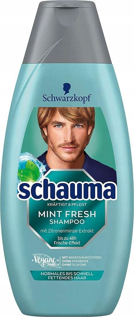Schwarzkopf Schauma, szampon Mint Fresh,400 ml