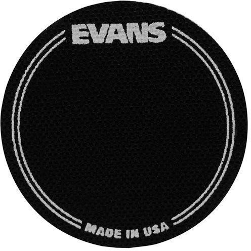 Evans EQPB1 łatka do bębna basowego Black Nylon