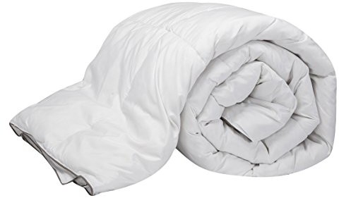Pikolin Home kołdra puchowa/łóżko z wypełnieniem z puchu gęsiego, 96% perkal poszewka 100% bawełna, 220 gr/M, 140 x 200 cm, 80/90