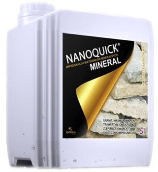 NANOQUICK NANOQUICK Mineral impregnat bezbarwny do kamienia naturalnego łupku piaskowca wapienia gnejsu bazaltu 5L NQMINERAL