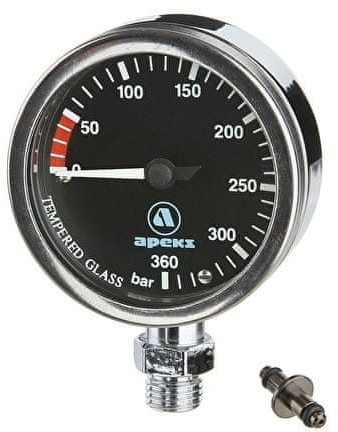 Apeks Manometr SPG TECH BLACK