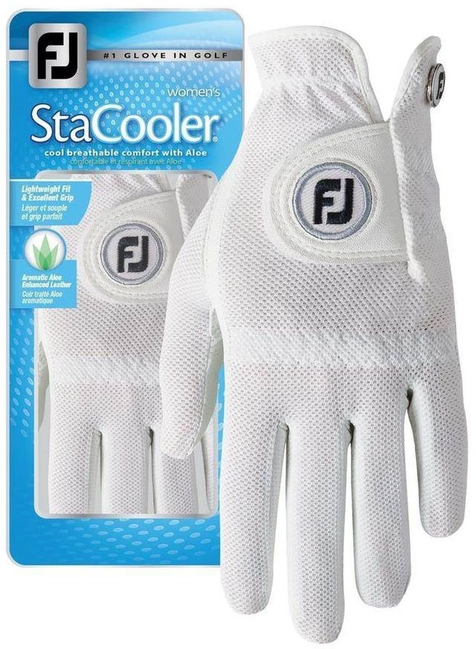 Footjoy StaCooler Damska Rękawiczka Golfowa Biała Lewa dla Praworęcznych M