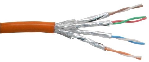 InLine Patch Cable, Cat.6, S-STP/PiMF, AWG27, PVC, 100 m Pomarańczowy 4043718112135