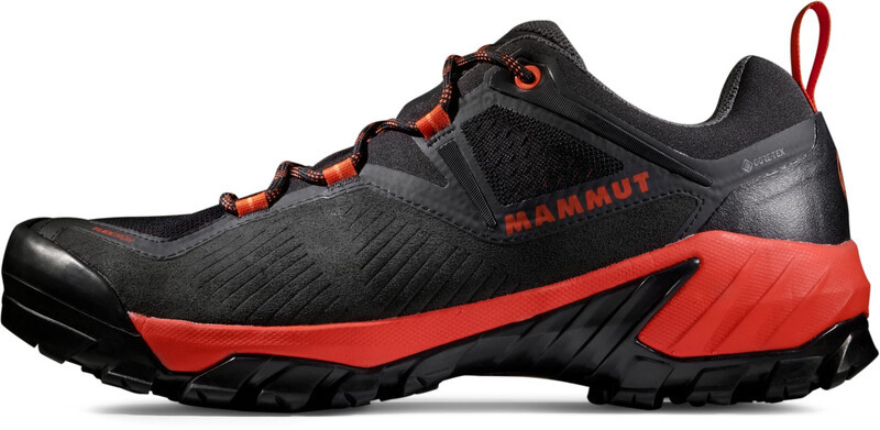 Mammut Sapuen Low GTX Shoes Men, czarny/czerwony UK 8,5 | EU 42 2/3 2022 Buty turystyczne 3030-04261-00654-1085