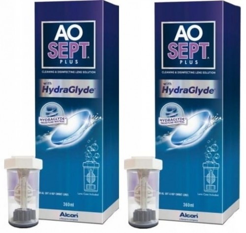 Alcon AOsept Plus HydraGlyde, 2x 360 ml