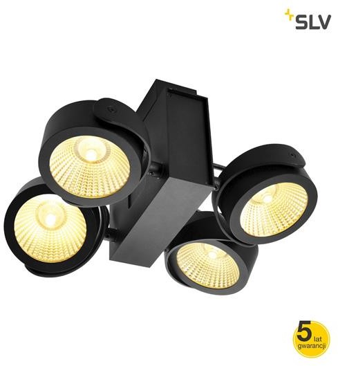 Spotline TEC KALU LED poczwórna czarna 24 SLV