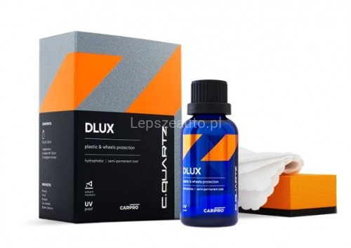 CarPro Dlux ZESTAW Z POWŁOKĄ CERAMICZNĄ DO PLASTIKÓW I FELG 30ML