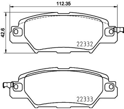 TEXTAR (TMD Friction Services GmbH) (TMD Friction Services GmbH) 2233201 2233201