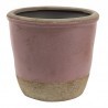 Clayre & Eef Ceramiczna Osłonka Na Doniczkę Prowansalska Różowa L 6CE1380L