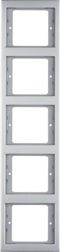 Berker K5 stal nierdzewna ramka 5 pionowa B_13537004
