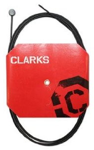 Clarks Nóżki pokryte Teflonem-przewodu hamulcowego rowerowy firmy czarny, 200 cm CCP13
