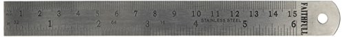 Faithfull Faith Full Steel Rule 150 MM/6in X 19 MM FAIRULE150SS