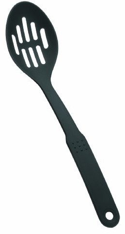 Lacor 98908 łyżka do serwowania potraw, z otworami, nylon, 29,5 cm 98908