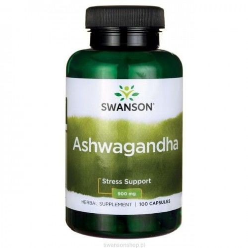 SWANSON Indyjski żeń-szeń na umysł i ciało, Ashwagandha 450 mg 100 kaps.