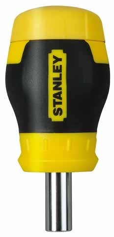 Stanley Wkrętak MULTIBIT krótki z wymiennymi końcówkami zestaw 7 szt STANLEY 0-66-357